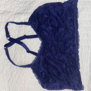 Blue lace bralette!